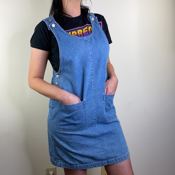 FADS Pants & Jumpsuits Vtg 8s Denim Overall Romper Poshmark